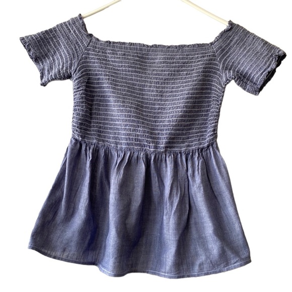 Old Navy Off the Shoulder Shirred Top - Picture 2 of 8